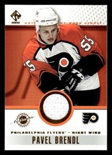 2001 PACIFIC PRIVATE STOCK PAVEL BRENDL 70 GAME GEAR RELIC PHILADELPHIA FLYERS