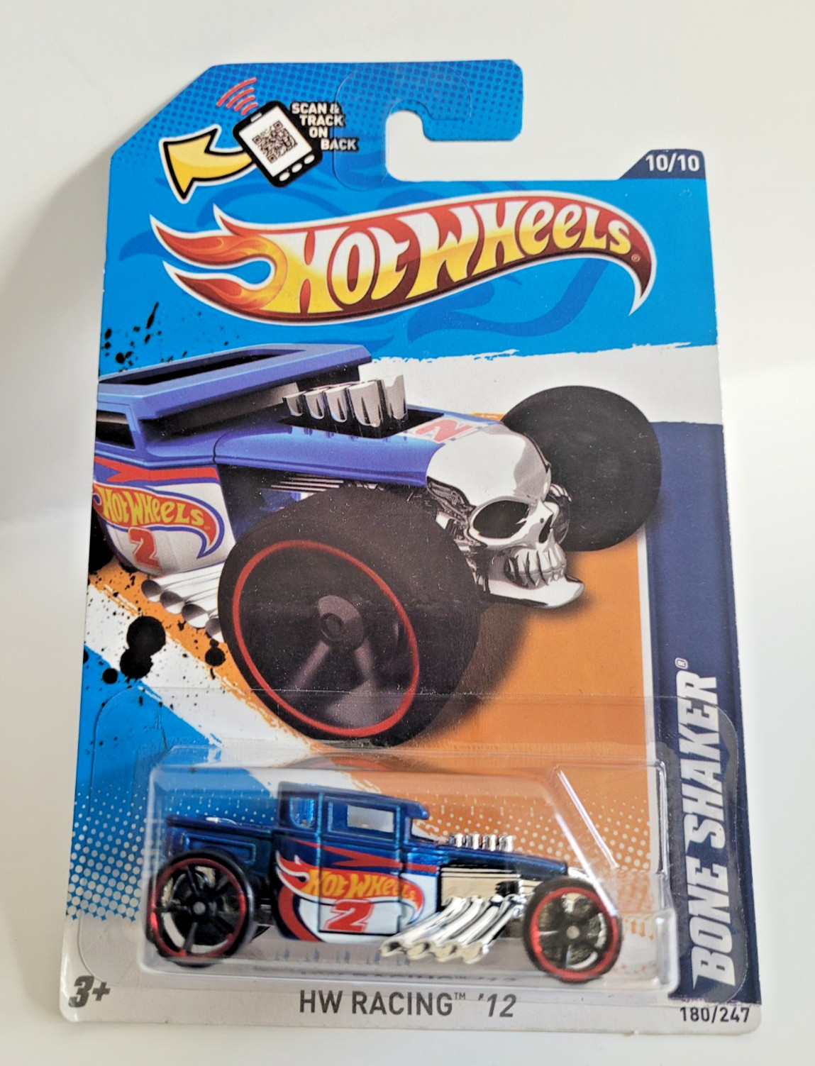 Hot Wheels 2012 HW Racing '12 Bone Shaker Blue