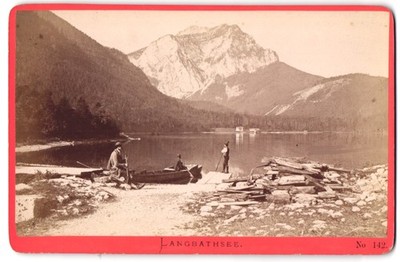 Fotografie Baldi & Würthle, Salzburg, Ansicht Ebensee am Traunsee, Partie am La 