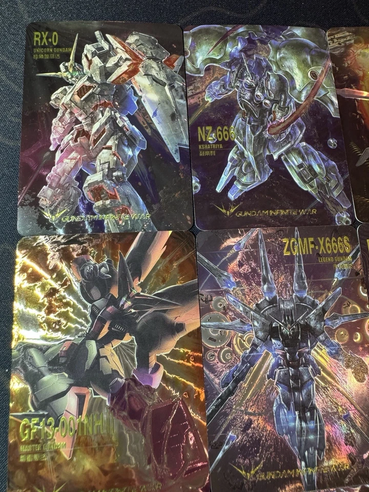 Gundam Character Collection 9 x Cards Full Art Manga Kids Cartoon Gifts - Image 2 of 4
