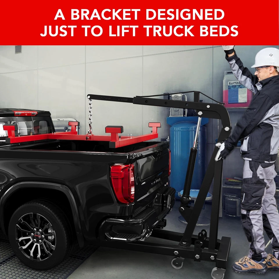 800LB Adjustable Truck Bed Lifter Box Lift For Pickups Trucks Powder Coated New - Изображение 2 из 4