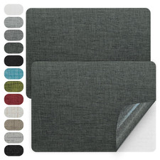 2 Pcs 8 X11 Inch Linen Repair Patches, Self-Adhesive Fabric Patch for Sofas, Cou