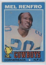 1971 Topps Mel Renfro #118 HOF 2u3