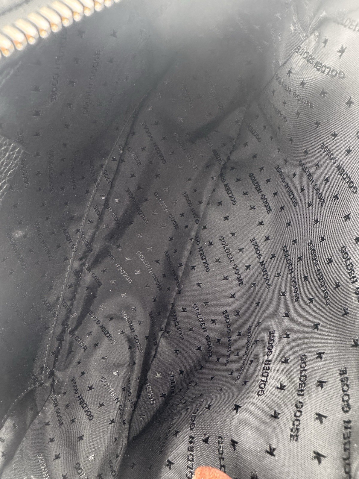 Golden Goose Pink Black Python Star Shoulder Bag … - image 9
