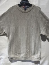 Vintage Chaps Ralph Lauren Men  s Crew Neck Knit Sweater Sz XL Beige