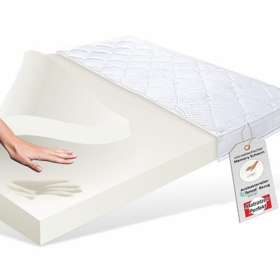 Visco Memory Schaum Topper Soft Tokio Visco 12cm hoch 90 100 140 160 180x200cm