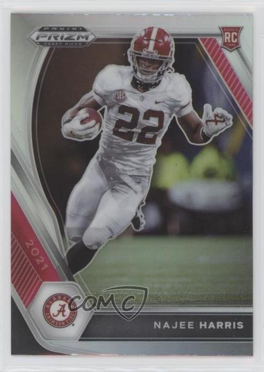 2021 Panini Prizm Draft Picks Silver Prizm Najee Harris #102 Rookie RC 0j52