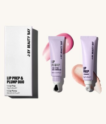 By Beauty Bay Lip Prep And Plump Duo Cruelty Free And Vegan, 13+10 ml. Neu.