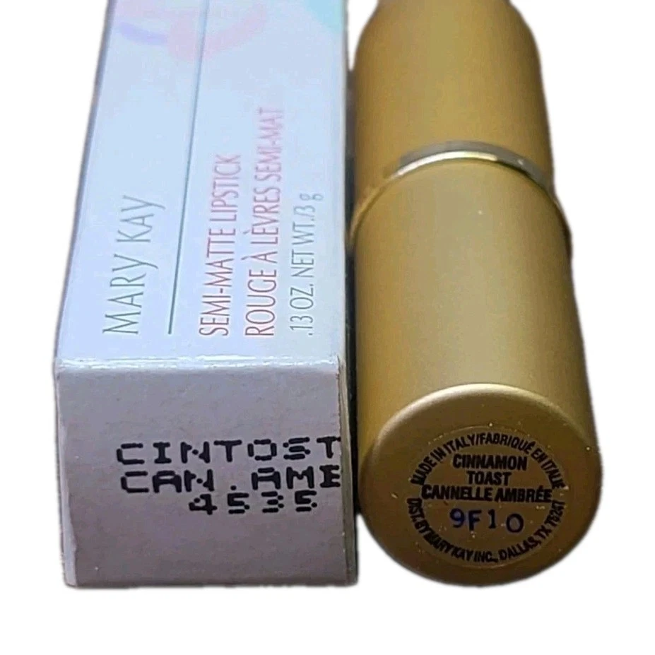 Mary Kay semi-matte lipstick .13 oz * Cinnamon Toast * 4535 NIB RARE & HTF - Image 2 of 2