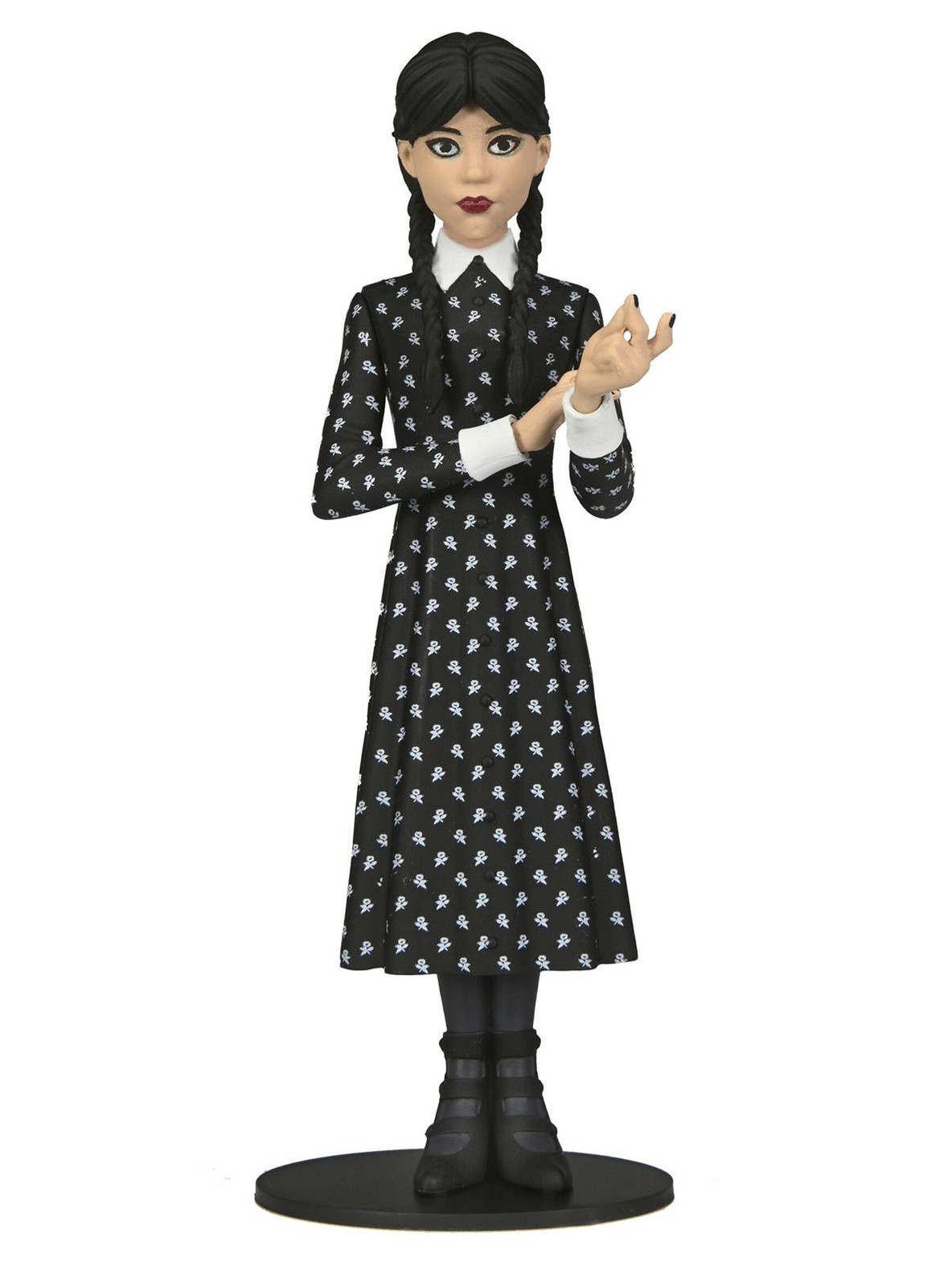 Классическое платье в стиле экшн-модели NECA Wednesday Toony Terrors