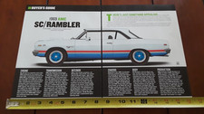 1969 Amc Hurst Sc Rambler Original 2019 Article
