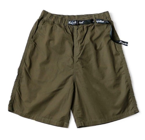 KAPITAL smily shorts rain smile brand new Japan khaki yellow - Picture 2 of 12