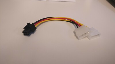 2x 4 Pin Molex/IDE weiblich auf 6 Pin PCI Express (PCI-E) weiblich Stromadapter