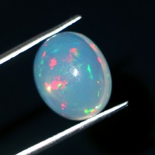 9x7 MM - Premium AAA Quality Natural Ethiopian Opal Loose Oval Gemstone Cabochon