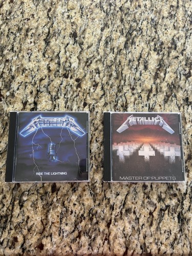 Metallica CDs: (NO CDs CASES ONLY) Ride the Lightning, Master of Puppets