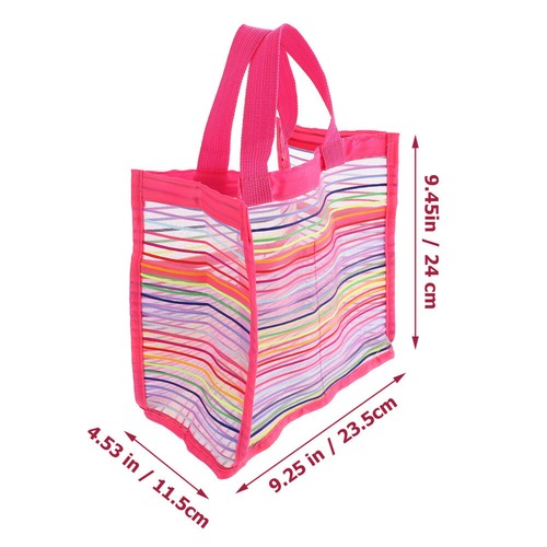 Mesh Shell Bag Portable Tote Bag Mesh Storage Bag Toys Storage Bag - Picture 12 of 12