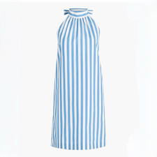 J. Crew Tie-neck cotton mini shift dress size 10