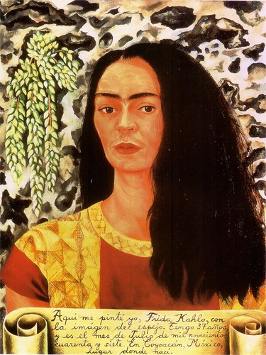 Self Portrait with Loose Hair, 1947 - Frida Kahlo - Canvas or Print Wall Art - Picture 2 of 2