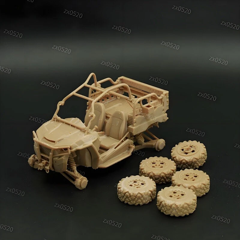 3D printed 1/72 US "MRZR-D2 Light Tactical All-Terrain Vehicle"+2 Soldiers Model - Image 4 of 4