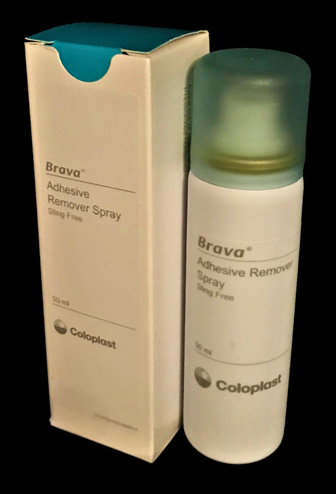 Coloplast Brava Medical Adhesive Remover Spray Sting Free 50ml Ostomy