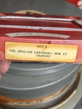 16MM FILM EDUCATIONAL FILM, The English Language: How It Changes