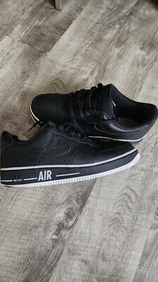 Nike SIZE MENS Air Force Low Bold Black Leather CJ1393-001 LOW TOP 