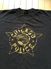 Vintage Chicago Police T-Shirt Bad Boys Single Stitch XL Cops Screen Stars Best 