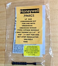 Honeywell 396021 Two-Stage LP Gas Conversion Kit for VR8204S/05 VR8304/05 SV9540