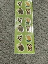 1 SHEET SANDYLION STICKERS MULTI MONKEYS RARE VINTAGE 12 PCS