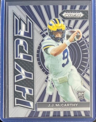 2024 Panini Prizm Draft Picks JJ McCarthy RC HYPE Base #HP-JM MINT!