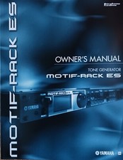 Yamaha Motif-Rack ES Synthesizer MIDI Module Original Owner's Manual Book LN Con