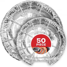 Round Electric Stove Burner Covers (50 Pack) 6 Inch and 8 Inch 