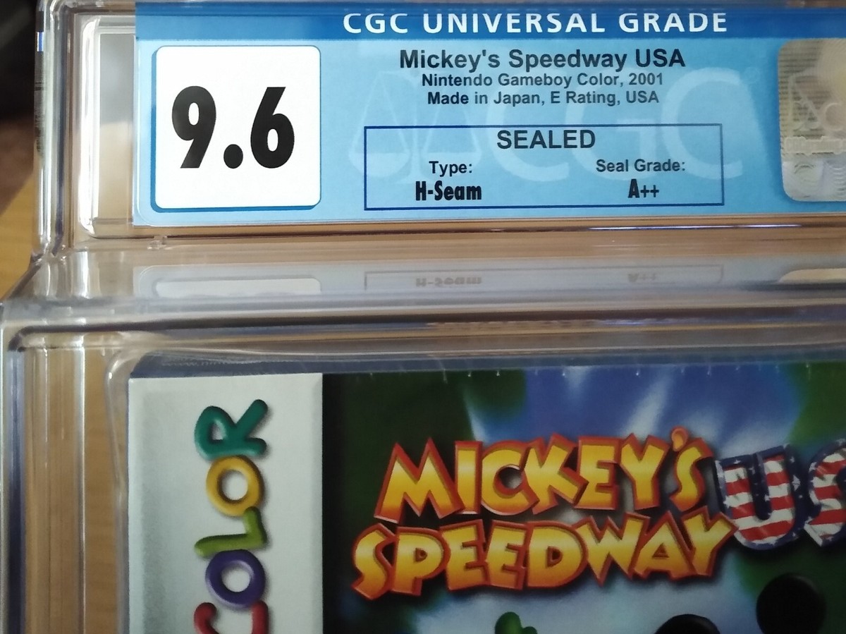 Mickey's Speedway USA (Nintendo Gameboy Color) CGC 9.6 A++ Sealed