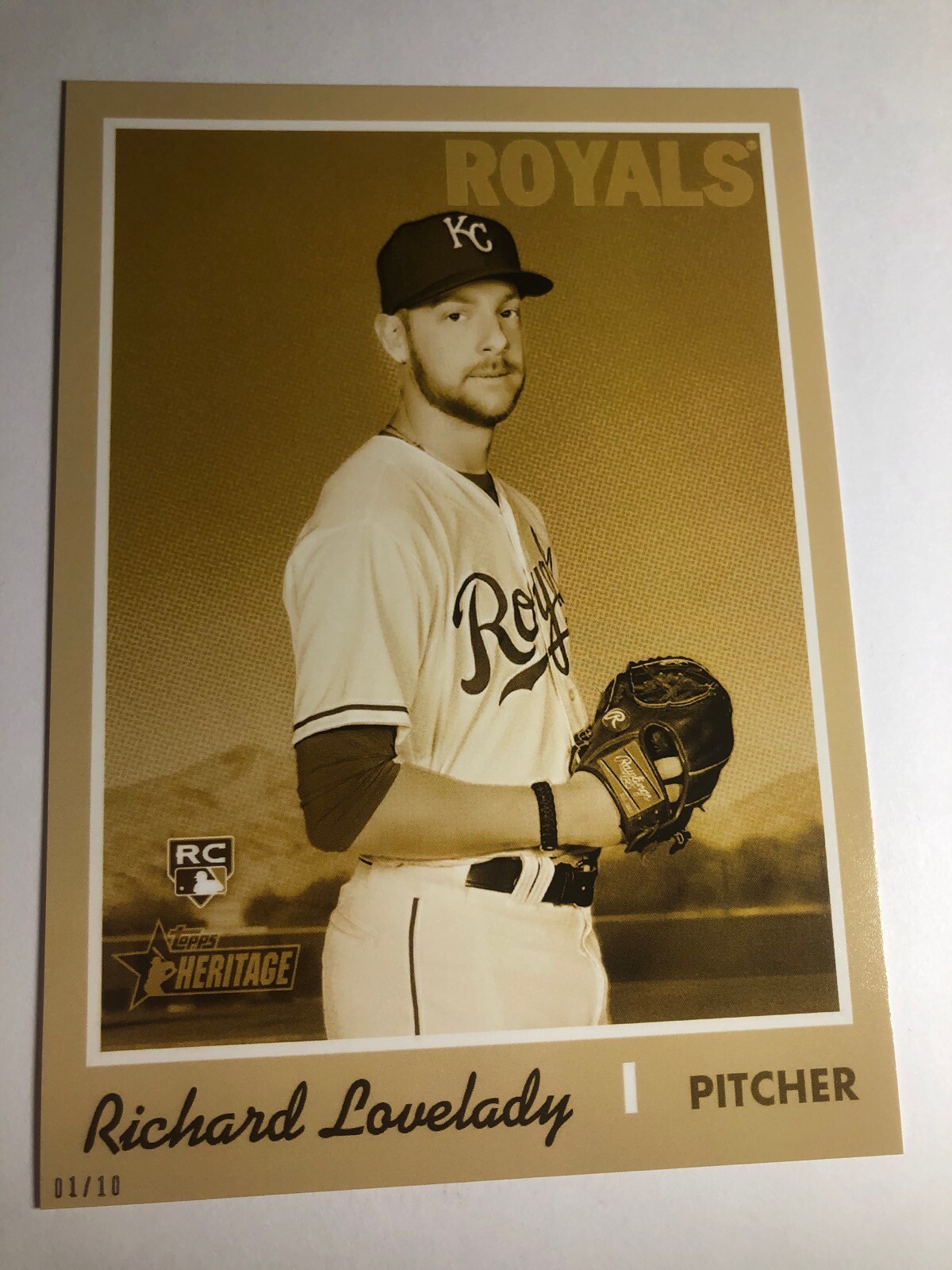 2019 Heritage High Number 5x7 Jumbo Richard Lovelady Royals RC 652 01/10
