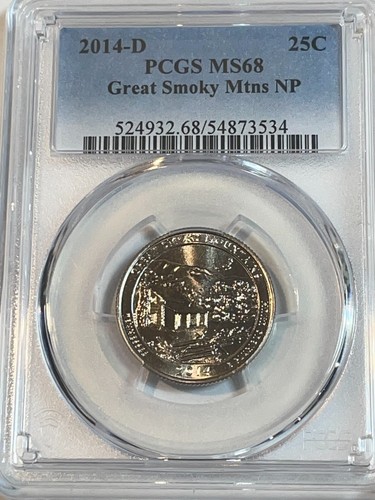 2014 D PCGS MS68 Great Smoky Mountains Quarter
