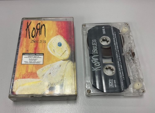 Issues by Korn (1999) Immortal Records Reissue MTV cover Cassette 3+ tracks VG+