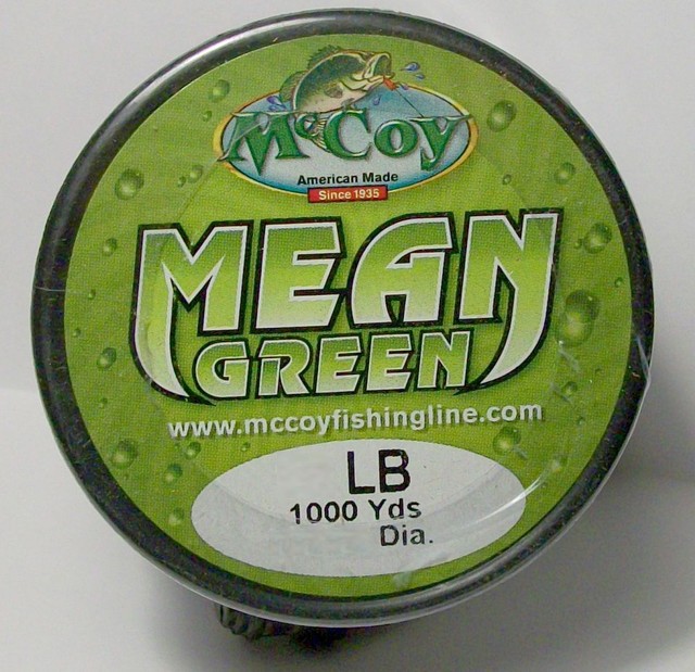 McCoy Mean Green Fishing Line 1000 Yd 10 LB for sale online eBay