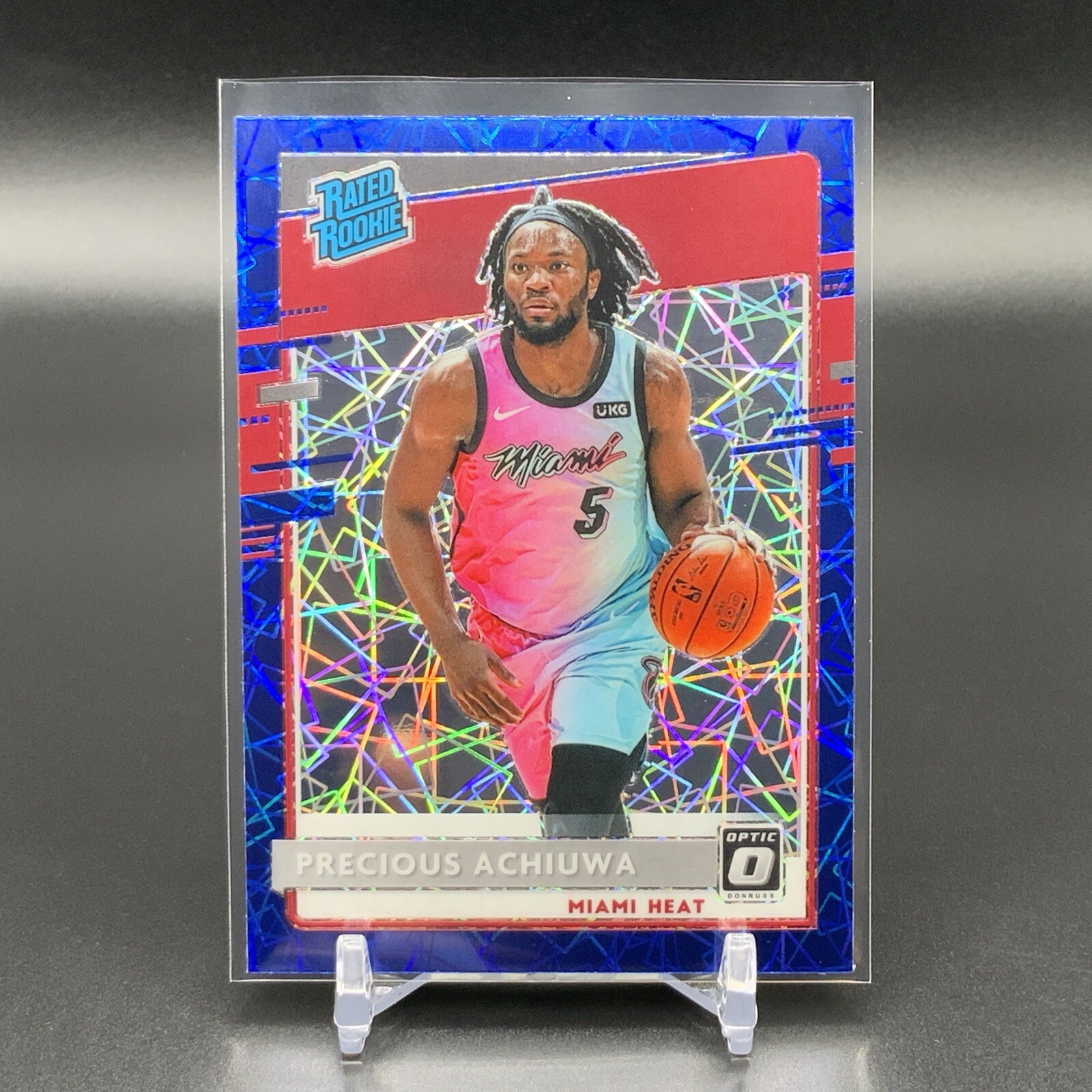 2020-21 Donruss Optic Precious Achiuwa Blue Velocity Rated Rookie #170 TTC2079