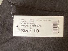 Rev Girls Grey School Skirt Straight Skirt size 10 short
