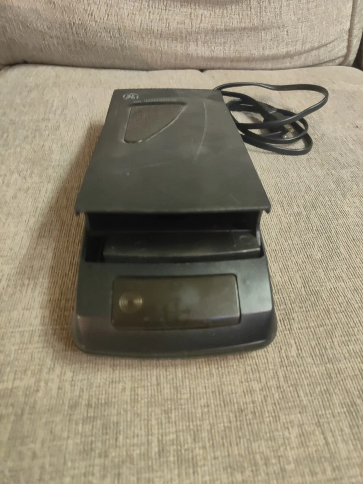 De colección GE General Electric Slimline VCR VHS Video Cassette Cinta Rebobinadora Funciona Foto 2 de 3