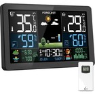 3-Channel Wireless Weather Station: Forecasts, Alarms, and Temperature Tracking