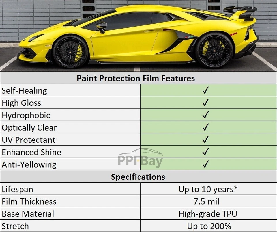 Kit precortado de película de protección de pintura personalizada PPF para Nissan 370Z 2009-2012 Foto 4 de 4