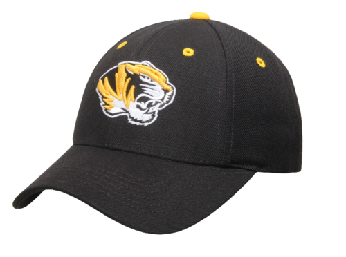 Top of the World Missouri Tigers Triple Conference Adjustable Hat - Black  () - 第 1/4 張圖片