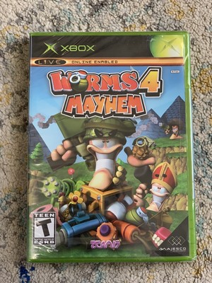 Worms 4: Mayhem (Microsoft Xbox, 2005) Brand New