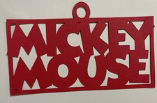 Mickey Mouse inspired Die cut, Scrapbook Cut Out handmade