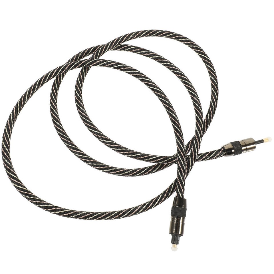 Optical Audio Cable Square To Round Fiber Audio Cable 1.5m Audio