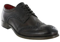 Brown Brogue Shoes Base London Leather Coniston 5 Eye Mens Formal Lined Lace Ups Brown Brogue Shoes Base London Leather Coniston 5 Eye Mens Formal Lined Lace Ups