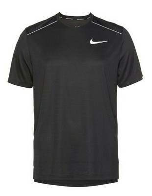 NEW Nike Men's Size XL Dry Miler Top SS T-Shirt AJ7565 010 Black  888410765616 | eBay