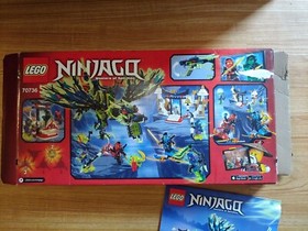 Lego Ninjago Attack Of The Morro Dragon 70736 Box & Manual Only