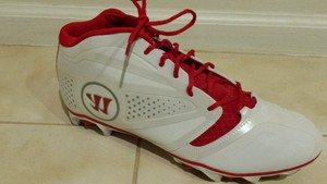 warrior burn 7.0 mid lacrosse cleats